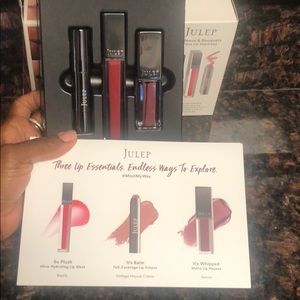 Julep Bordeaux & Bouquets 3 -Piece Lip Wardrobe